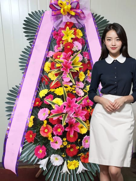 소피텔 앰배서더 서울 3단화환 기본형