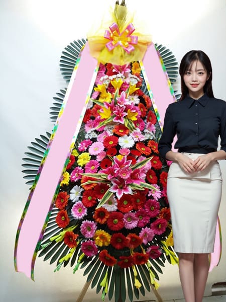 소피텔 앰배서더 서울 3단화환 고급형